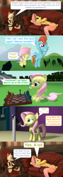 Size: 1920x5400 | Tagged: safe, artist:red4567, character:fluttershy, character:rainbow dash, oc, oc:dr. wolf, species:anthro, species:pony, 3d, chess, comic, couch, defeated, female, filly, filly fluttershy, filly rainbow dash, flashback, headcanon in the description, losing, male, microphone, race, source filmmaker, spelling bee, younger