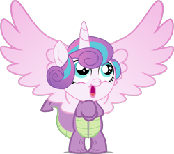 Size: 1779x1574 | Tagged: safe, artist:cyanlightning, artist:kimberlythehedgie, edit, editor:slayerbvc, character:princess flurry heart, species:alicorn, species:pony, animal costume, baby, baby pony, bipedal, clothing, costume, dragon costume, female, filly, footed sleeper, happy, looking up, pajamas, simple background, solo, spread wings, transparent background, vector, vector edit, wings, zipper