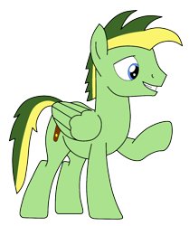 Size: 1004x1201 | Tagged: safe, artist:didgereethebrony, oc, oc:didgeree, species:pegasus, species:pony, blue eyes, cute, male, reupload, solo, stallion, updated, updated design, updated image