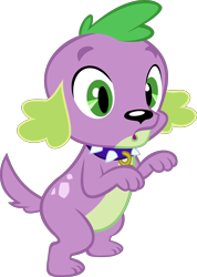 Size: 2812x3957 | Tagged: safe, artist:red4567, character:spike, character:spike (dog), species:dog, episode:reboxing with spike!, g4, my little pony: equestria girls, my little pony:equestria girls, spoiler:eqg series (season 2), male, simple background, solo, transparent background, vector