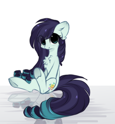 Size: 948x1021 | Tagged: safe, artist:little-sketches, character:coloratura, species:earth pony, species:pony, chest fluff, cute, eye clipping through hair, female, looking at you, mare, rarabetes, sitting, smiling, solo