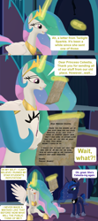 Size: 1920x4320 | Tagged: safe, artist:red4567, character:princess celestia, character:princess luna, species:pony, episode:the point of no return, g4, my little pony: friendship is magic, 3d, celestia-ing, comic, freaking out, here we go again, letter, majestic as fuck, source filmmaker