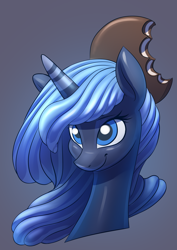 Size: 2480x3508 | Tagged: safe, artist:underpable, character:princess luna, species:pony, candy, candy corn, candy pony, cute, female, food, food pony, jelly, licorice, lunabetes, moon pie, original species, ponified, solo