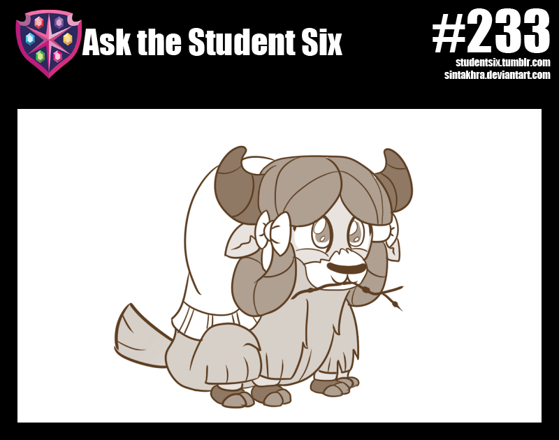 Size: 800x630 | Tagged: safe, artist:sintakhra, character:yona, species:yak, tumblr:studentsix, adorable face, animated, behaving like a dog, cuddly, cute, cuteness overload, dawwww, diabetes, eye shimmer, female, gif, hnnng, huggable, monochrome, mouth hold, puppy, puppy dog eyes, sintakhra is trying to murder us, solo, stick, tail wag, weapons-grade cute, yonadorable