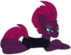 Size: 10986x8517 | Tagged: safe, alternate version, artist:ejlightning007arts, edit, character:tempest shadow, species:pony, species:unicorn, my little pony: the movie (2017), absurd resolution, broken horn, clothing, eye scar, female, horn, jumpsuit, looking at you, mare, scar, solo