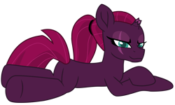Size: 10986x6598 | Tagged: safe, alternate version, artist:ejlightning007arts, edit, character:tempest shadow, species:pony, species:unicorn, my little pony: the movie (2017), absurd resolution, broken horn, eye scar, female, horn, looking at you, mare, ponytail, scar, solo