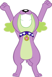 Size: 3548x5298 | Tagged: safe, artist:red4567, character:spike, character:spike (dog), species:dog, episode:wake up!, g4, my little pony: equestria girls, my little pony:equestria girls, spoiler:choose your own ending (season 2), spoiler:eqg series (season 2), bipedal, male, paws, puppy, simple background, spike's dog collar, transparent background, vector, wake up!: pinkie pie