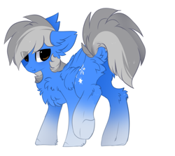 Size: 1095x975 | Tagged: safe, artist:little-sketches, oc, oc only, oc:betting snow, species:pegasus, species:pony, butt, butt fluff, chest fluff, ear fluff, fluffy, male, plot, simple background, sketch-fluffy's fluffy butts, solo, stallion, white background, wing fluff, ych result