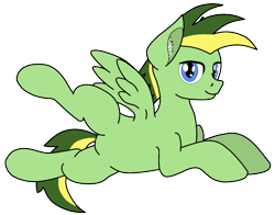 Size: 999x783 | Tagged: safe, alternate version, artist:didgereethebrony, artist:zeka10000, base used, oc, oc:didgeree, species:pegasus, species:pony, ear fluff, featureless crotch, looking at you, solo, spread legs, spreading