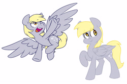Size: 3822x2539 | Tagged: safe, artist:chub-wub, character:derpy hooves, species:pegasus, species:pony, cute, derpabetes, female, mare, simple background, smiling, solo