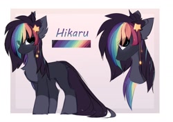 Size: 1280x907 | Tagged: safe, artist:little-sketches, oc, oc:hikaru, species:earth pony, species:pony, male, reference sheet, solo, stallion