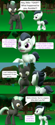 Size: 1920x4320 | Tagged: safe, artist:red4567, character:rumble, character:thunderlane, species:pony, 3d, brothers, colt, comic, injured, male, ouch, siblings, source filmmaker, stallion