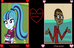 Size: 1061x688 | Tagged: safe, artist:ktd1993, character:sonata dusk, equestria girls:rainbow rocks, g4, my little pony: equestria girls, my little pony:equestria girls, cameron, crossover, crossover shipping, meme, shipping, shipping meme, sonameron, total drama