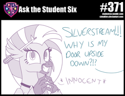Size: 800x617 | Tagged: safe, artist:sintakhra, character:silverstream, species:classical hippogriff, species:hippogriff, tumblr:studentsix, cute, diastreamies, female, jewelry, necklace, screwdriver, smiling, solo, unsound effect