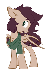 Size: 759x1052 | Tagged: safe, artist:chub-wub, oc, oc only, oc:slumber tea, species:bat pony, bat pony oc, bat wings, clothing, freckles, scarf, simple background, solo, standing, transparent background, wings