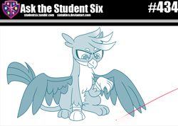 Size: 800x570 | Tagged: safe, artist:sintakhra, character:gallus, species:griffon, tumblr:studentsix, behaving like a cat, catbird, cute, gallabetes, griffons doing cat things, laser pointer, male, solo