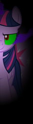 Size: 233x871 | Tagged: safe, artist:zacatron94, part of a set, character:twilight sparkle, character:twilight sparkle (alicorn), species:alicorn, species:pony, corrupted, corrupted twilight sparkle, corruption is magic, corruption of magic, cutie mark, dark magic, female, magic, part of a series, possessed, solo, sombra eyes