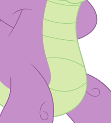 Size: 1017x1126 | Tagged: safe, artist:porygon2z, edit, character:spike, episode:spike at your service, g4, my little pony: friendship is magic, belly, cropped, hand behind back, high res, male, pictures of bellies, simple background, solo, transparent background, vector, vector edit