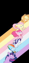 Size: 1125x2436 | Tagged: safe, artist:chub-wub, edit, editor:padgriffin, character:applejack, character:fluttershy, character:pinkie pie, character:rainbow dash, character:rarity, character:twilight sparkle, character:twilight sparkle (alicorn), species:alicorn, species:earth pony, species:pegasus, species:pony, species:unicorn, episode:the last problem, g4, my little pony: friendship is magic, bust, female, mane six, mare, older, older applejack, older fluttershy, older mane six, older pinkie pie, older rainbow dash, older rarity, older twilight, open mouth, phone wallpaper, portrait, princess twilight 2.0, wallpaper, wallpaper edit