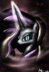 Size: 3371x4912 | Tagged: safe, artist:neko-me, character:nightmare rarity, character:rarity, spoiler:comic, crying, female, solo