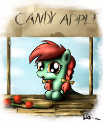 Size: 2836x3382 | Tagged: safe, artist:neko-me, character:candy apples, apple family member, candy apple (food)