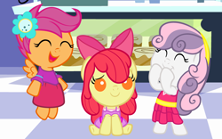 Size: 4800x3000 | Tagged: safe, artist:beavernator, character:apple bloom, character:scootaloo, character:sweetie belle, species:anthro, species:pegasus, species:pony, equestria girls:equestria girls, g4, my little pony: equestria girls, my little pony:equestria girls, absurd resolution, adorabloom, age regression, baby, baby apple bloom, baby belle, baby pony, baby scootaloo, beavernator is trying to murder us, bipedal, cake, clothing, cute, cutealoo, cutie mark crusaders, dawwww, diasweetes, dress, equestria girls outfit, equestria girls ponified, fall formal outfits, female, filly, flying, foal, hnnng, ponified, scootaloo can fly, sweet dreams fuel, vector
