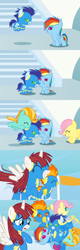 Size: 1280x4000 | Tagged: safe, artist:beavernator, character:derpy hooves, character:fluttershy, character:lightning dust, character:rainbow dash, character:soarin', character:spitfire, oc, oc:fausticorn, species:pony, all glory to the beaver grenadier, baby, baby dash, baby dust, baby pony, babyfire, babyshy, beavernator is trying to murder us, colt, comic, cute, dashabetes, dawwww, derpabetes, dustabetes, dustibetes, filly, foal, hnnng, lauren faust, male, ponified, shyabetes, soarin' gets all the mares, soarinbetes, weapons-grade cute, wonderbolts, wonderbolts uniform