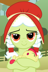 Size: 3200x4800 | Tagged: safe, artist:beavernator, character:apple bloom, character:granny smith, species:pony, baby, baby pony, foal, grandmother, grandmother and grandchild, young granny smith