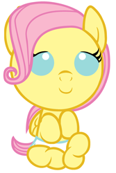 Size: 2000x3000 | Tagged: safe, artist:beavernator, character:fluttershy, species:pony, baby, baby pony, babyshy, beavernator is trying to murder us, cute, dawwww, diaper, foal, shyabetes, weapons-grade cute