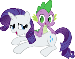 Size: 3474x2757 | Tagged: safe, artist:porygon2z, character:rarity, character:spike, ship:sparity, episode:spike at your service, g4, my little pony: friendship is magic, female, male, shipping, simple background, straight, transparent background