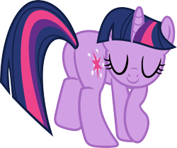 Size: 3550x2970 | Tagged: safe, artist:porygon2z, character:twilight sparkle, character:twilight sparkle (unicorn), species:pony, species:unicorn, butt, female, plot, simple background, solo, transparent background, twibutt, vector
