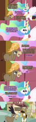 Size: 1120x3780 | Tagged: safe, artist:beavernator, character:cranky doodle donkey, character:matilda, character:princess celestia, species:alicorn, species:donkey, species:pony, ship:crankilda, episode:slice of life, g4, my little pony: friendship is magic, comic, head wings, shipping, wat