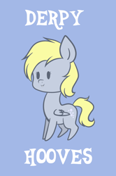Size: 1276x1920 | Tagged: safe, artist:pinipy, character:derpy hooves, species:pegasus, species:pony, female, mare, poster, solo, underp