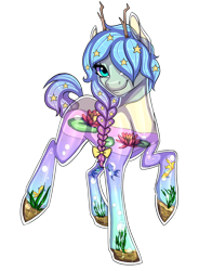 Size: 1280x1740 | Tagged: safe, artist:pinipy, oc, oc only, adoptable, aquine, draw to adopt, dta, original species, solo