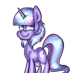 Size: 1024x1024 | Tagged: safe, artist:pinipy, oc, oc only, oc:twinkle toes, species:pony, species:unicorn, simple background, solo, transparent background