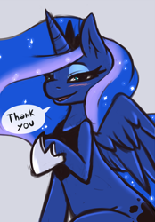 Size: 800x1147 | Tagged: safe, artist:atane27, character:princess luna, species:alicorn, species:pony, explicit source, female, hoof shoes, simple background, solo