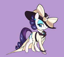 Size: 1800x1623 | Tagged: safe, artist:hidden-cat, character:rarity, species:pony, species:unicorn, episode:p.p.o.v. (pony point of view), g4, my little pony: friendship is magic, bedroom eyes, clothing, costume, dress, female, hat, mare, raristocrat, rose dewitt bukater, smiling, solo, titanic