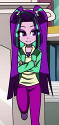 Size: 164x347 | Tagged: safe, artist:nekojackun, edit, character:aria blaze, my little pony:equestria girls, clothing, cropped, cute, female, jacket, picture for breezies, smiling, solo