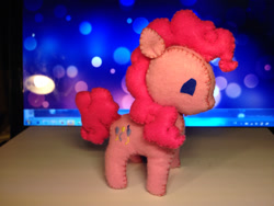Size: 1136x852 | Tagged: safe, artist:whale, character:pinkie pie, doll, irl, photo, plushie, solo, toy