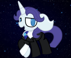 Size: 777x638 | Tagged: safe, artist:thefanficfanpony, character:rarity, elusive, impossibly large ears, male, night, rule 63, solo