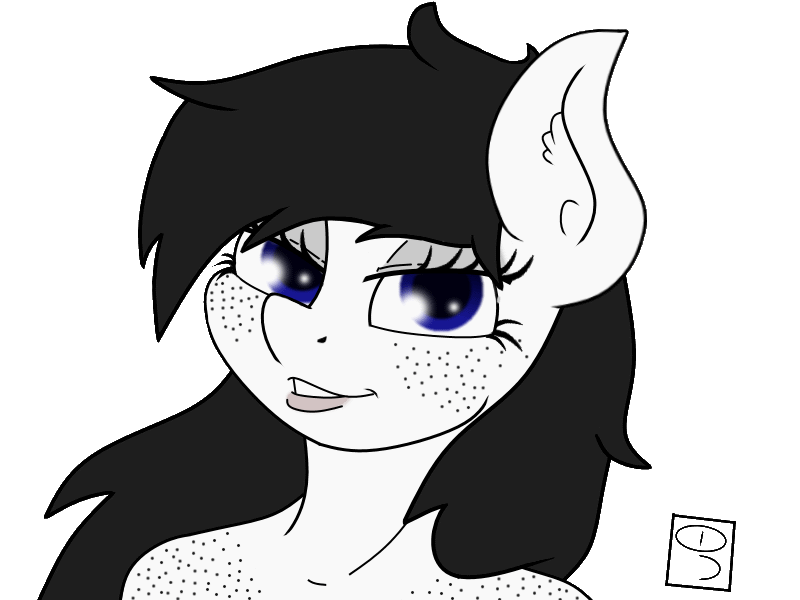 Size: 800x600 | Tagged: safe, artist:dimvitrarius, oc, oc only, oc:lamika, species:pony, animated, barely animated, freckles, gif, heart, one eye closed, solo, wink