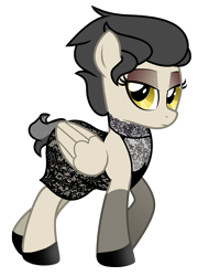 Size: 1353x1777 | Tagged: safe, artist:lostinthetrees, oc, oc only, oc:storm feather, species:pegasus, species:pony, clothing, dress, female, gala dress, mare, simple background, solo, transparent background