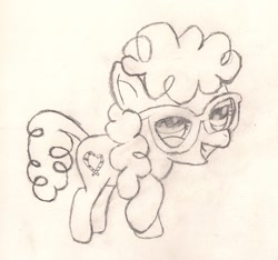 Size: 1371x1285 | Tagged: safe, artist:silversthreads, character:twist, daily sketch, female, filly, sketch, solo, traditional art