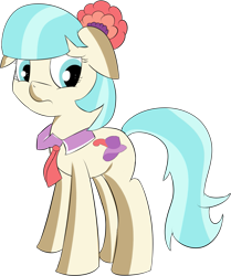 Size: 965x1153 | Tagged: safe, artist:brok-enwings, character:coco pommel, species:earth pony, species:pony, female, floppy ears, simple background, solo, transparent background