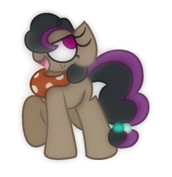 Size: 708x728 | Tagged: safe, artist:thefanficfanpony, oc, oc only, oc:gingerbread, parent:doctor caballeron, parent:sugar belle, parents:cabelle, species:pony, offspring, solo