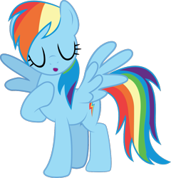 Size: 995x1037 | Tagged: safe, artist:ponkus, character:rainbow dash, species:pegasus, species:pony, episode:boast busters, g4, my little pony: friendship is magic, :o, eyes closed, female, mare, open mouth, simple background, solo, transparent background, vector