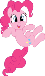 Size: 612x1029 | Tagged: safe, artist:ponkus, character:pinkie pie, species:earth pony, species:pony, female, mare, simple background, solo, transparent background, vector