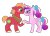 Size: 1100x800 | Tagged: safe, artist:carouselunique, character:big mcintosh, character:princess cadance, species:alicorn, species:earth pony, species:pony, ship:cadmac, blushing, cute, dawwww, female, male, mare, shipping, simple background, smiling, straight, teen princess cadance, teenage big macintosh, teenager, transparent background