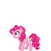 Size: 170x170 | Tagged: safe, artist:deathpwny, character:pinkie pie, species:earth pony, species:pony, desktop ponies, animated, backflip, female, gif, pixel art, simple background, solo, sprite, transparent background