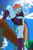 Size: 2400x3600 | Tagged: safe, artist:ponyecho, character:rainbow dash, species:anthro, species:pegasus, g4, belly button, bench, clothing, female, looking at you, low angle, mare, midriff, open mouth, perspective, shadowbolt dash, shadowbolts, shoes, solo, sports, sports bra, sports shorts, tree, uniform